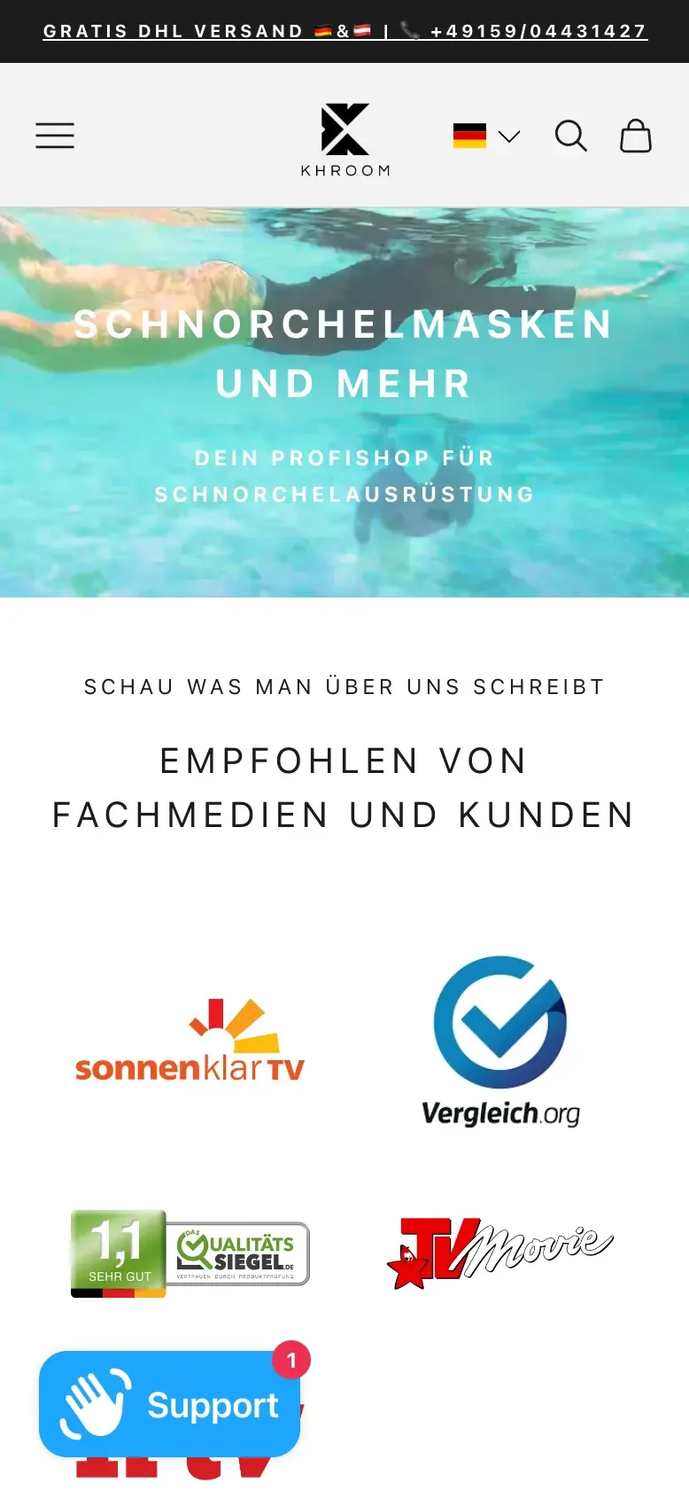 Khroom Sports Partnerprogramm mobile
