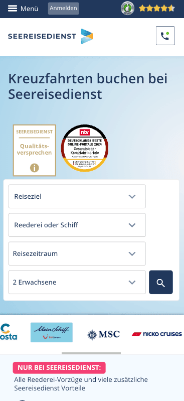 Seereisedienst Partnerprogramm