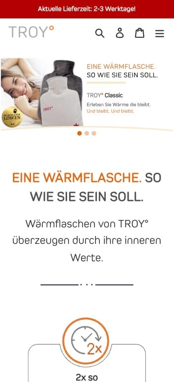 TroyTroyTroy Partnerprogramm Mobile