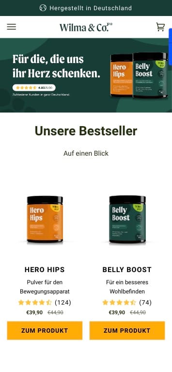 Wilma & Co partnerprogramm 