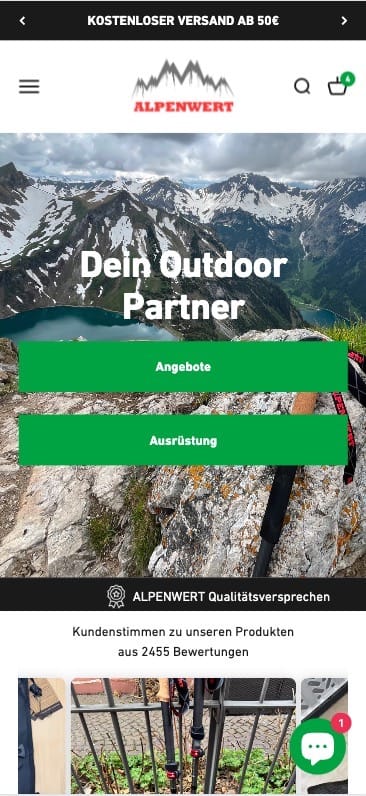 alpenwert partnerprogramm mobile