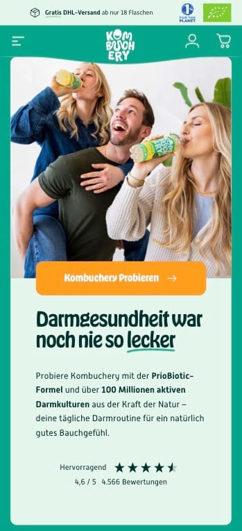 kombuchery partnerprogramm scrennshot