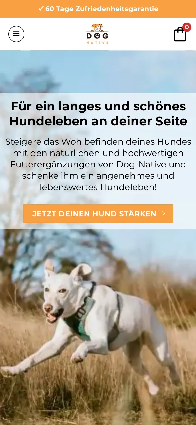 Dog Native Partnerprogramm mobile