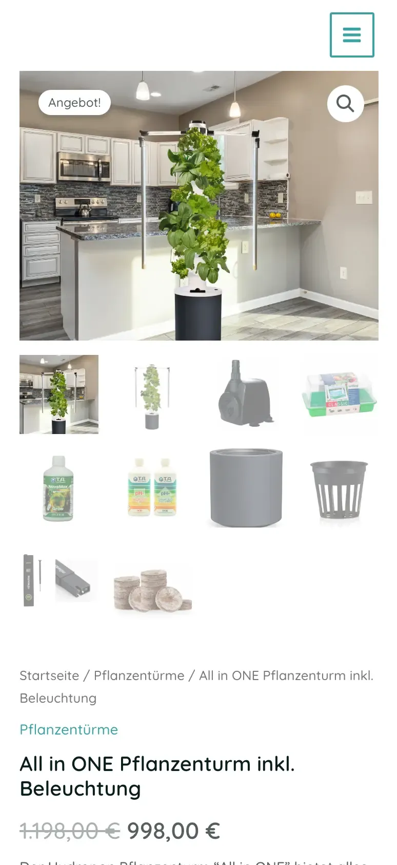 Hydropon Homegarden Partnerprogramm mobile