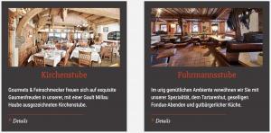 Hotel Zur Dorfschmiede Partnerprogramm Restaurantangbebot
